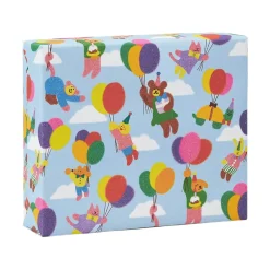 Balloon Birthday Gift Wrap by Zoey Kim for Wrap