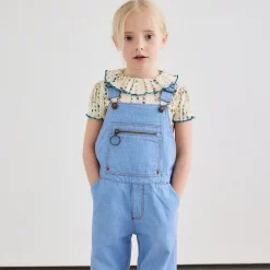 Balloon Sleeve Paloma Tee in String Little Botanica by Misha & Puff