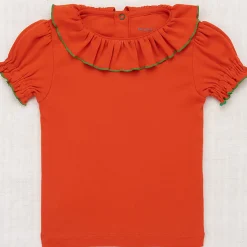 Balloon Sleeve Paloma Tee in Tomato by Misha & Puff - Last Ones In Stock - 4-6 Years