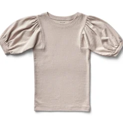 Balloon Tee in Dove Pointelle by Soor Ploom