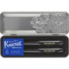 Ballpen And Fountain Pen Set in Black by Moleskine X Kaweco