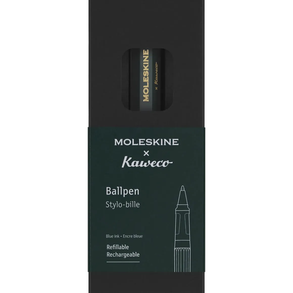 Ballpen in Green by Moleskine X Kaweco