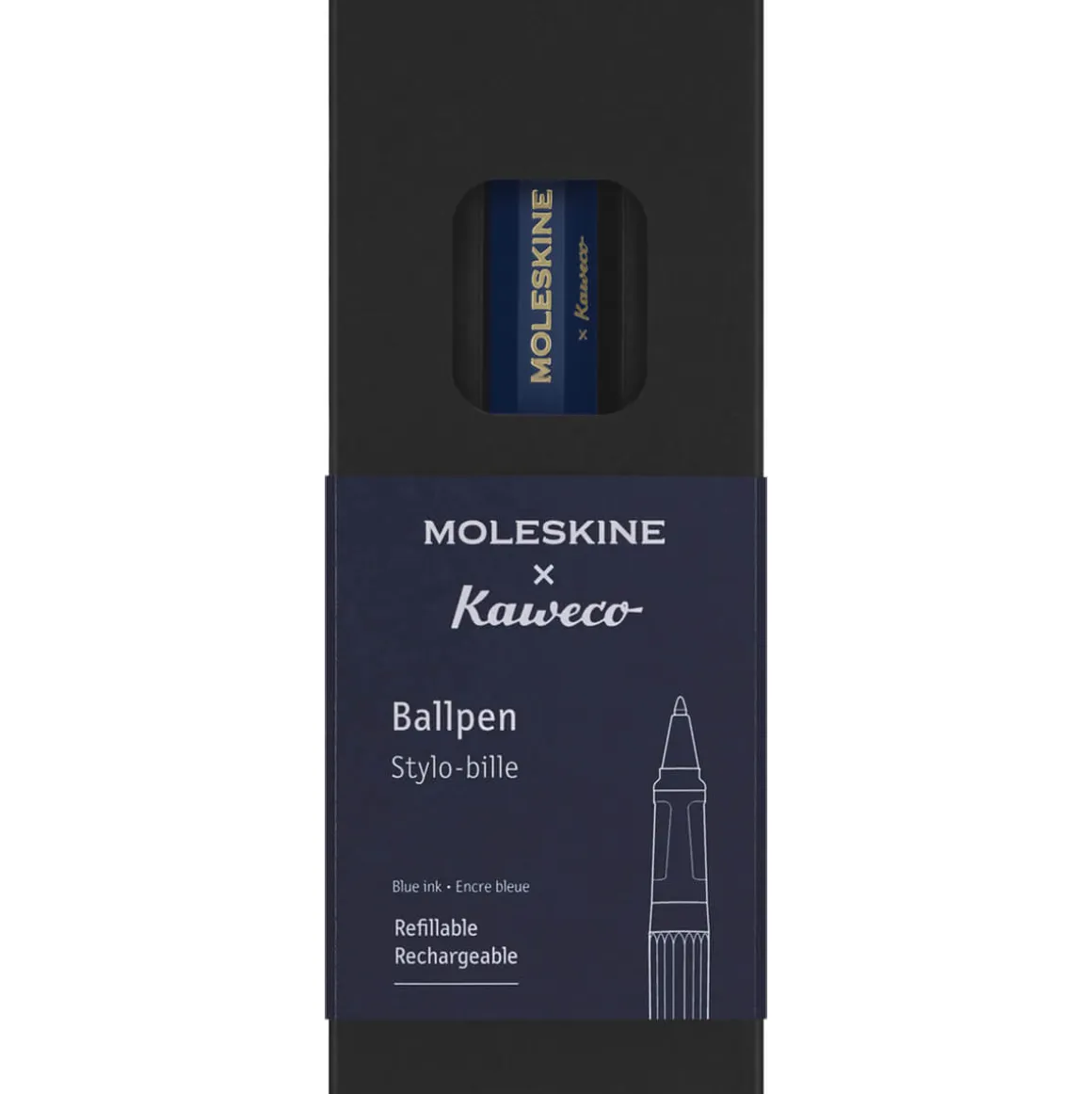Ballpen in Sapphire Blue by Moleskine X Kaweco
