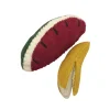 Banana and Watermelon Slice Felt Toy by Papoose Toys