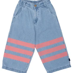 Bande Jean in Plush Pink / Mid Bleach Denim by Wynken - Last One In Stock - 12 Years