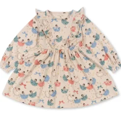Basic Frill Dress in Bow Ballerina by Konges Slojd