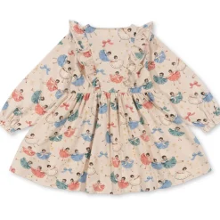 Basic Frill Dress in Bow Ballerina by Konges Slojd
