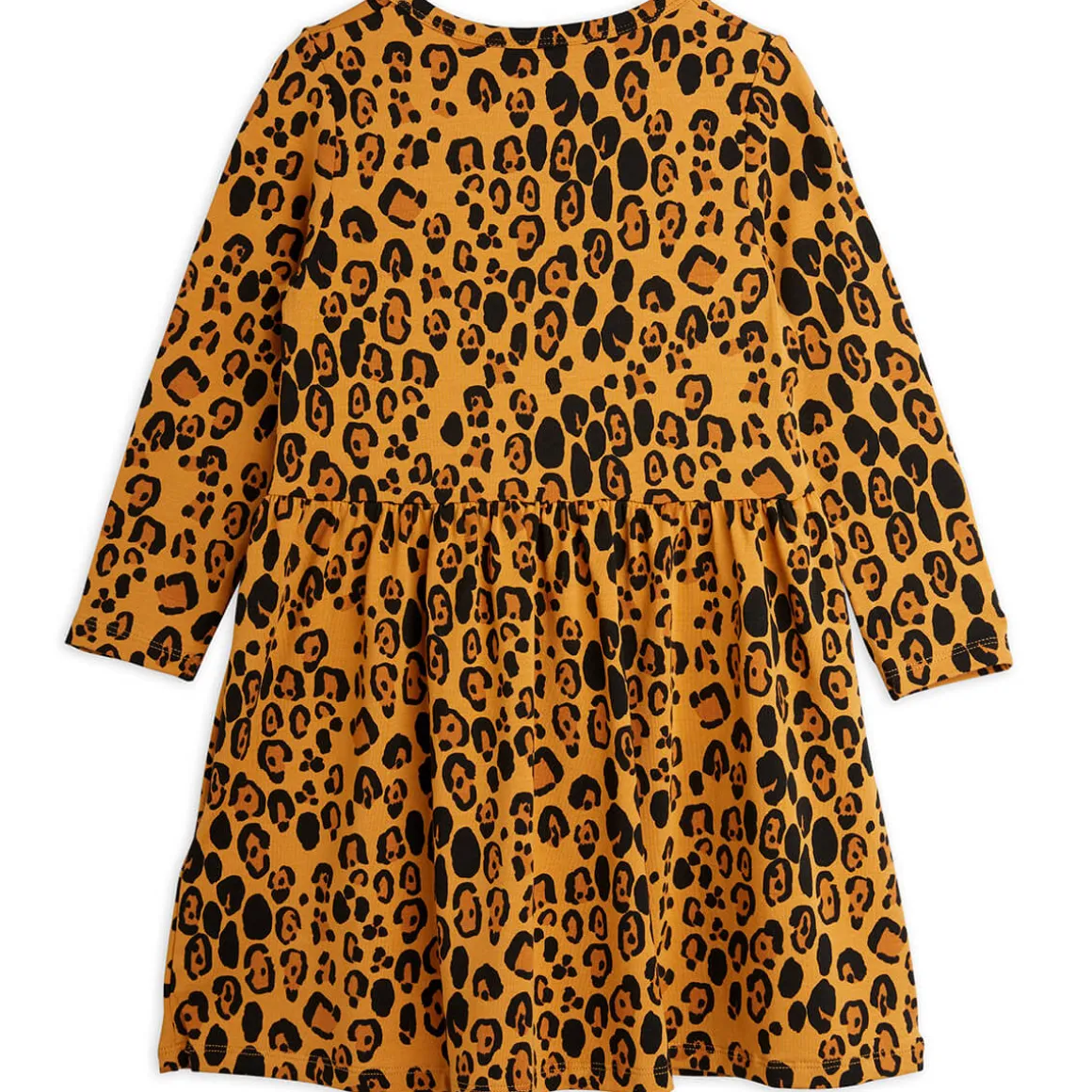 Basic Leopard Long Sleeve Dress by Mini Rodini