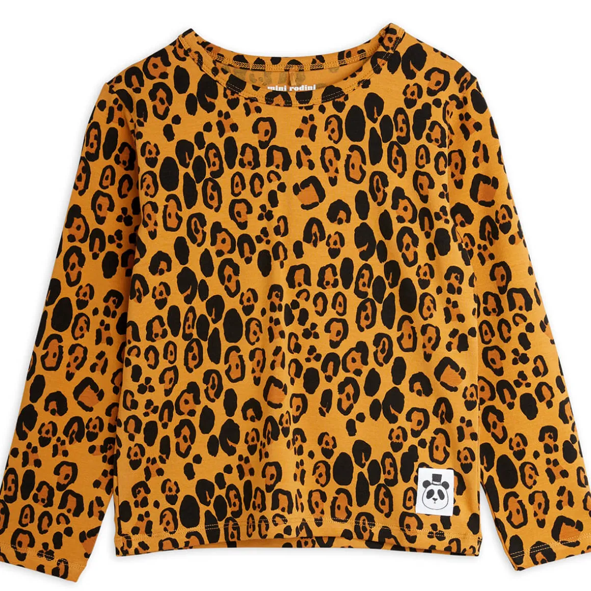 Basic Leopard Long Sleeve T-Shirt by Mini Rodini