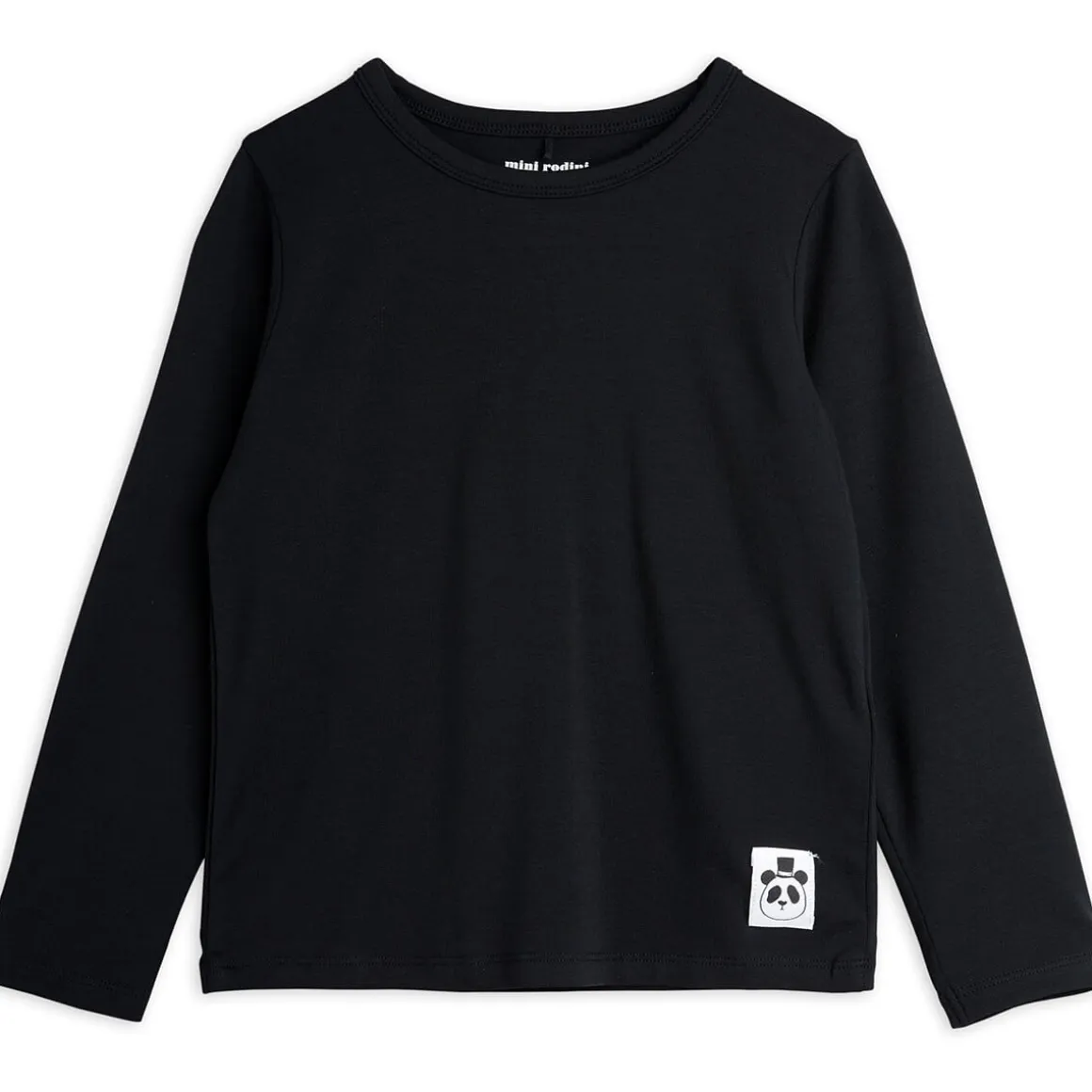 Basic Long Sleeve T-Shirt in Black by Mini Rodini