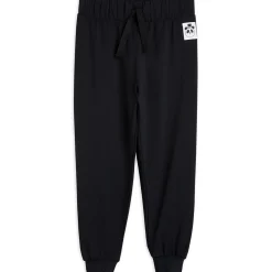 Basic Trousers in Black by Mini Rodini - Last One In Stock - 80/86 (9-18 Months)