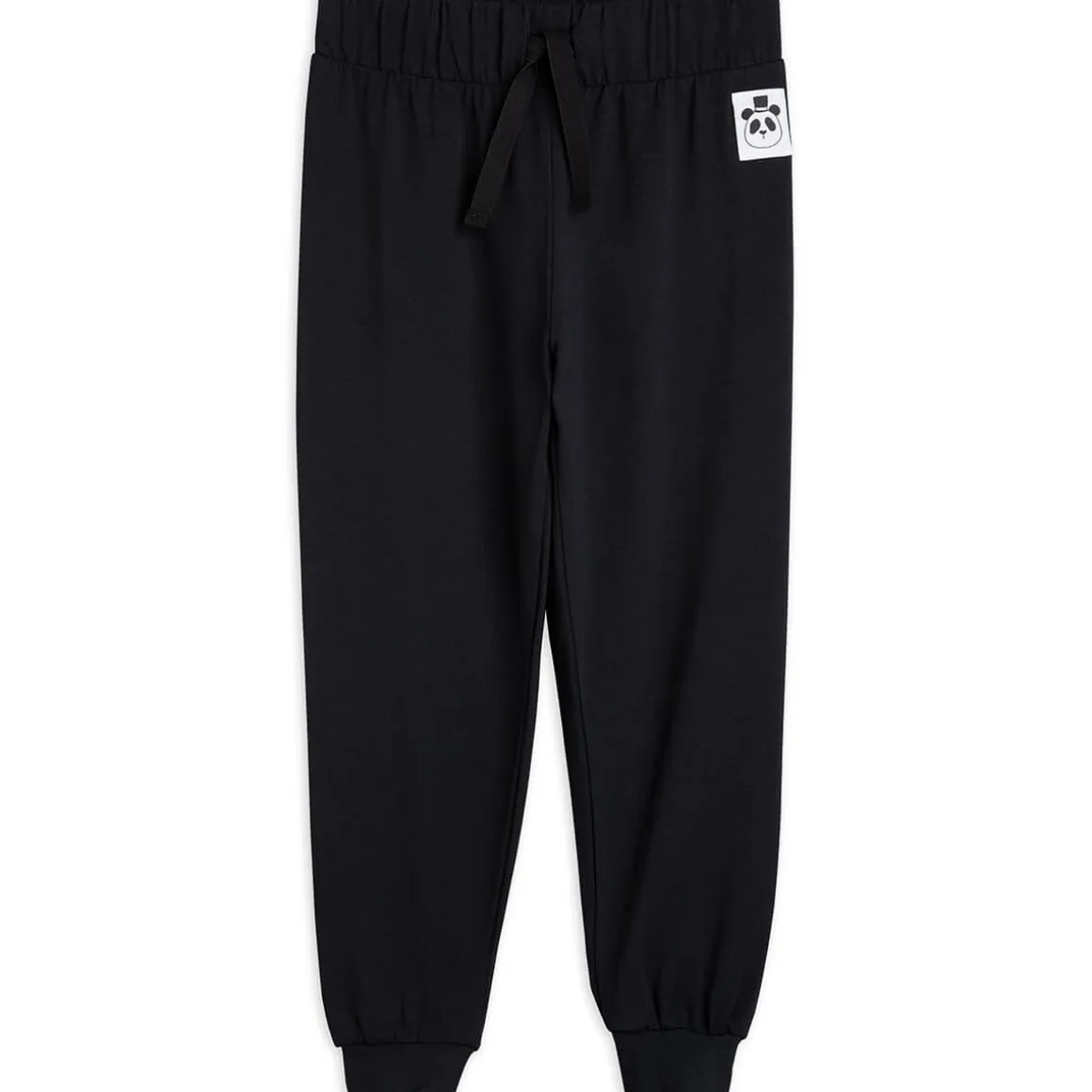 Basic Trousers in Black by Mini Rodini - Last One In Stock - 80/86 (9-18 Months)