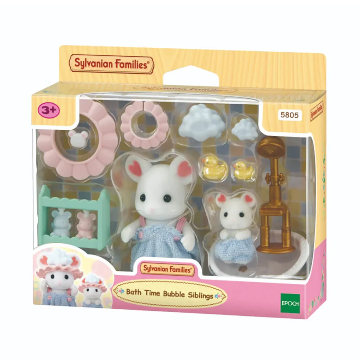 Bath Time Bubble Siblings by Sylvanian Families