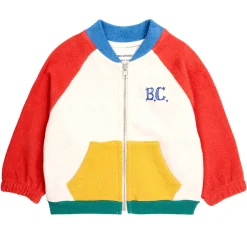 B.C Colour Block Zipped Baby Sweatshirt by Bobo Choses - Last One In Stock - 6 Months
