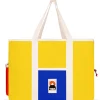 Beach Bag in Tricolour by YKRA