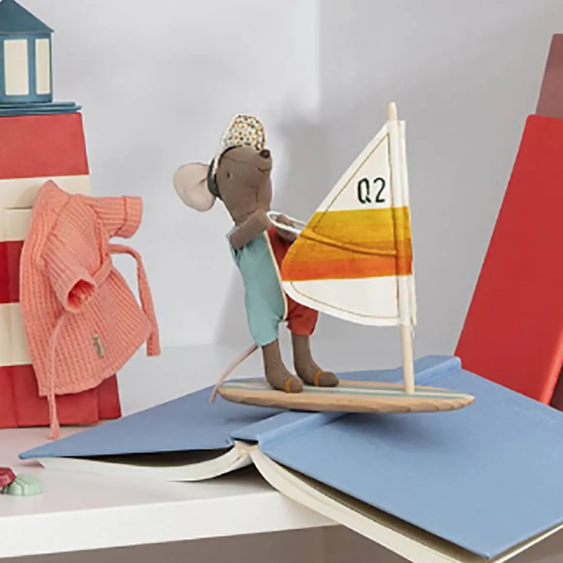 Beach Mice Surfer Big Brother by Maileg