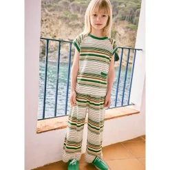 Beach Pant in Lawn Patio Stripe by Misha & Puff