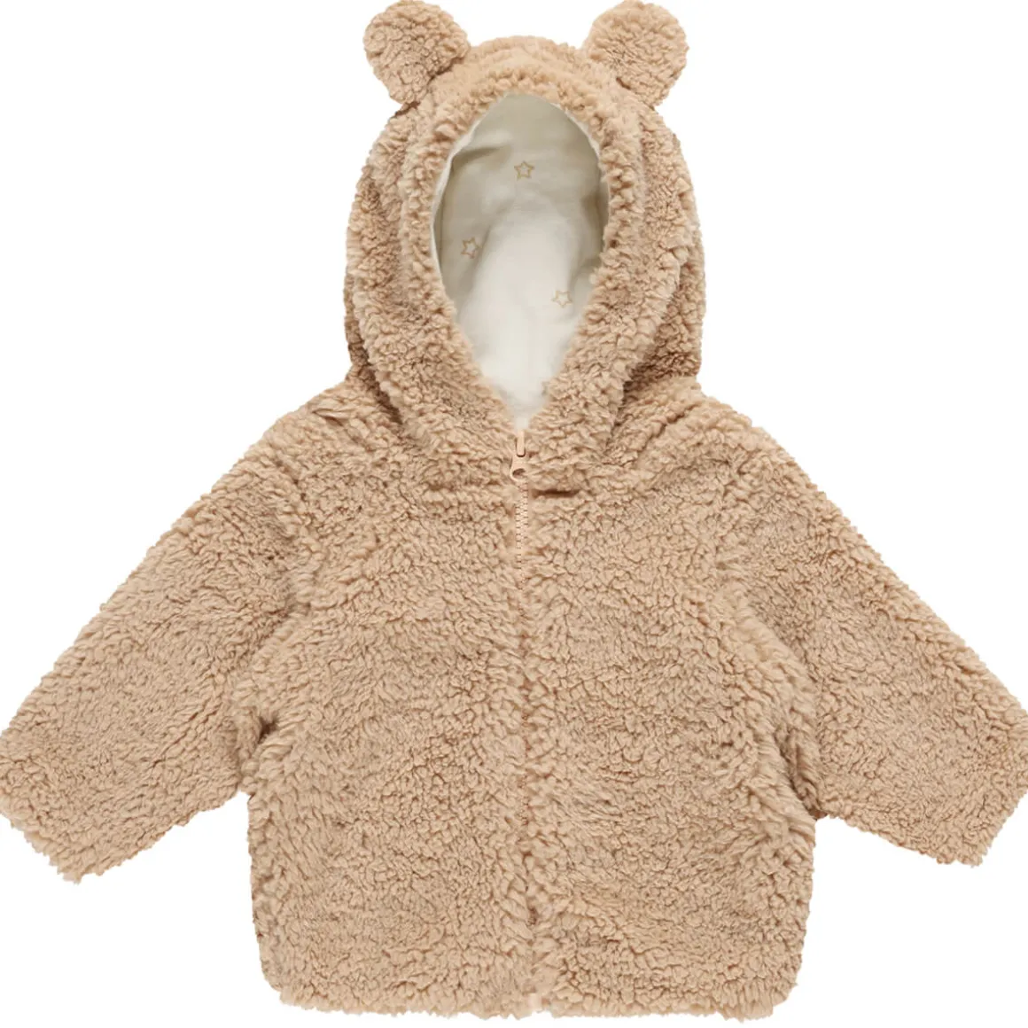 Bear Jacket in Beige by Quincy Mae