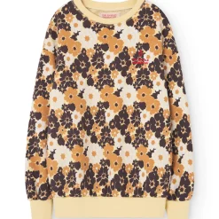 Bear Kids Sweatshirt in Soft Yellow by The Animals Observatory