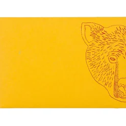 Bear Mask Greetings Card by East End Press
