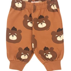 Bears Baby Sweatpant in Brown by Tinycottons