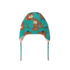 Bears Chapka in Emerald by Tinycottons