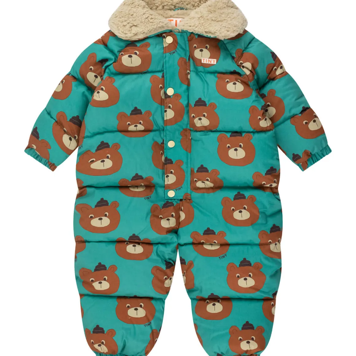 Bears Padded Overall in Emerald by Tinycottons - Last Ones In Stock - 2-4 Years