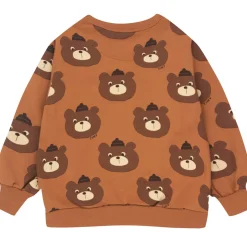 Bears Sweatshirt in Brown by Tinycottons