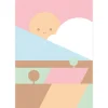 Beautiful Day Greetings Card by Dicky Bird