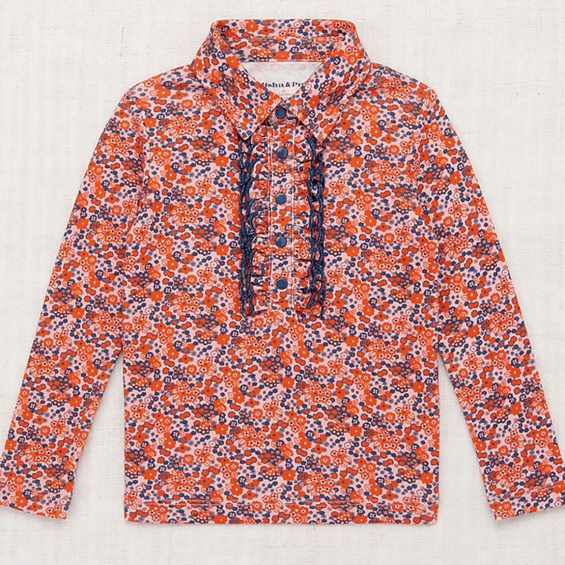 Beau Top in Rose Blush Tisbury Garden by Misha & Puff