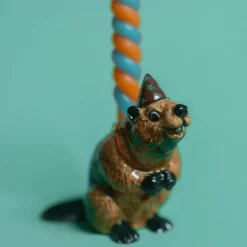 Beaver Ceramic Cake Topper by Camp Hollow