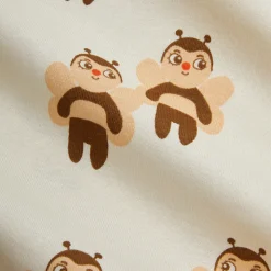 Bees AOP Tee in Off White by Mini Rodini