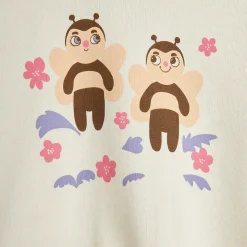 Bees Sweatshirt in Off White by Mini Rodini