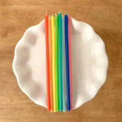 Beeswax Birthday Candle Set in Rainbow by Camp Hollow