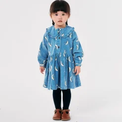 Beneath The Moon Woven Dress by Bobo Choses - Last Ones In Stock - 8-11 Years