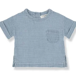 Benedetto Top in Denim by 1+ in the Family