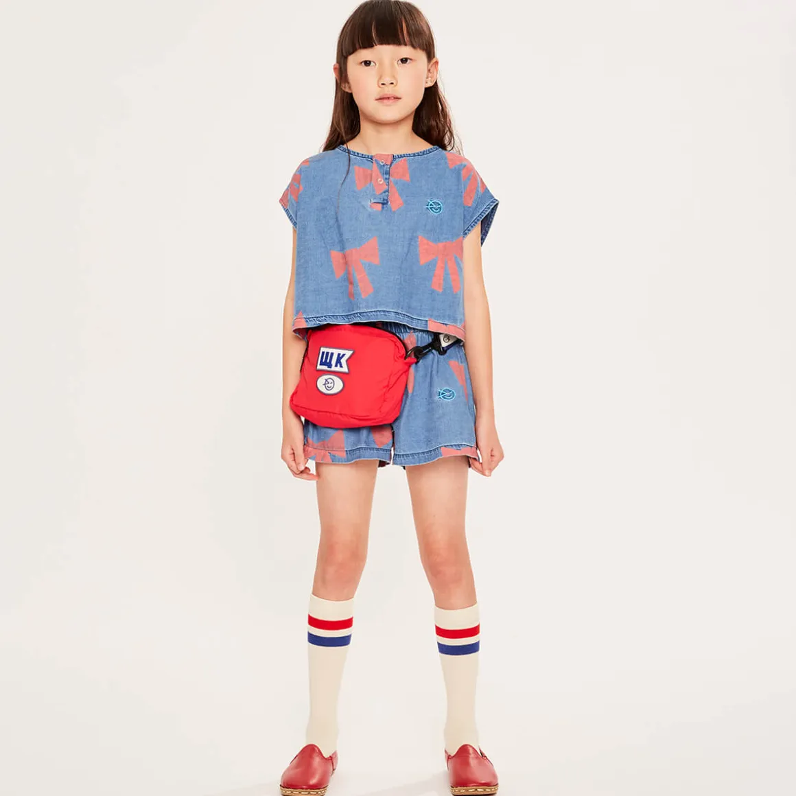 Bermuda Short in Twill Denim by Wynken