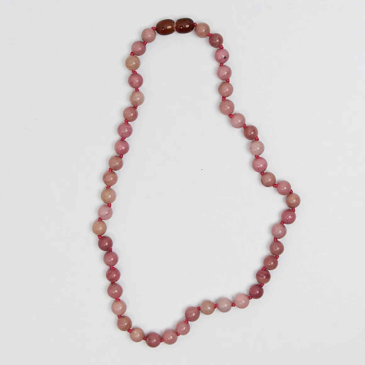 Berry Kids Necklace in Dusty Rose Rodochrosite by Nirrimis