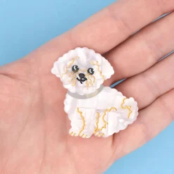 Bichon Hair Clip by Coucou Suzette
