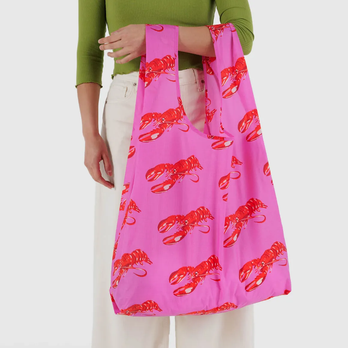 Big Bag in Pink Lobster by Baggu