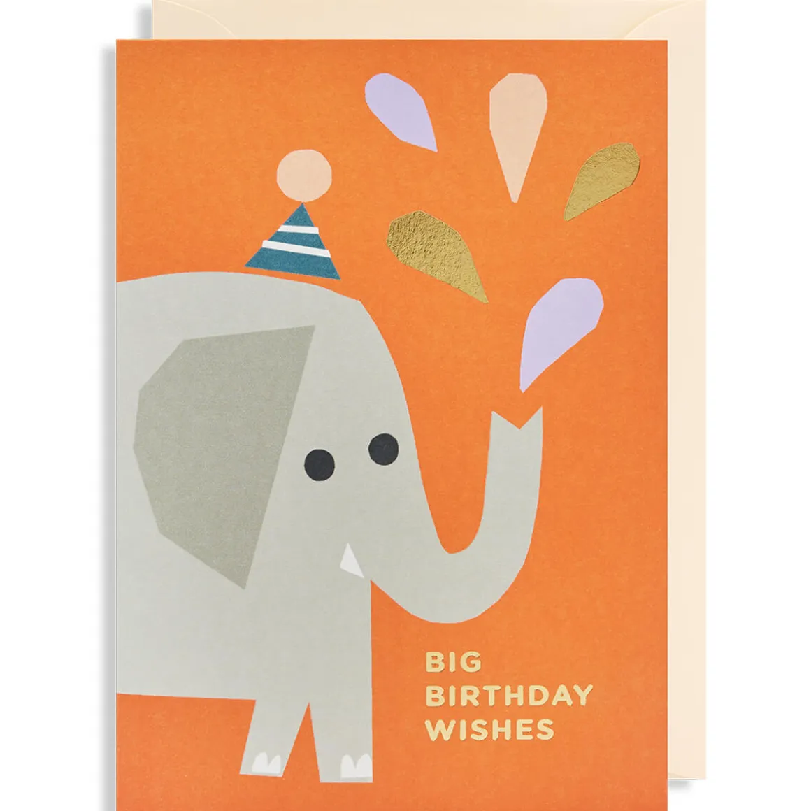 Big Birthday Wishes Greetings Card by Ekaterina Trukan for Lagom Design
