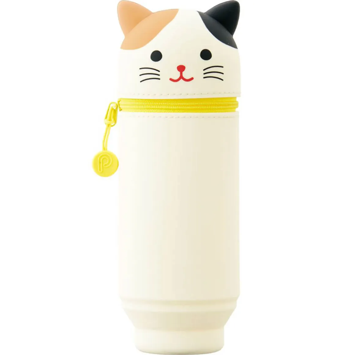 Big Calico Cat PuniLabo Stand Pen Case by Lihit Lab