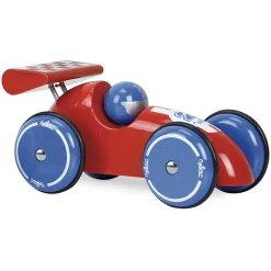 Big Racing Car With Spoiler in Red / Blue by Vilac