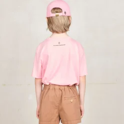 Big Rooster Kids T Shirt in Pink by The Animals Observatory
