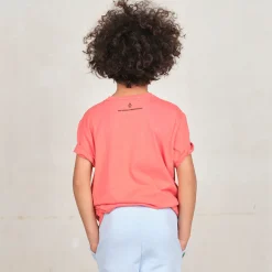 Big Rooster Kids T Shirt in Red by The Animals Observatory