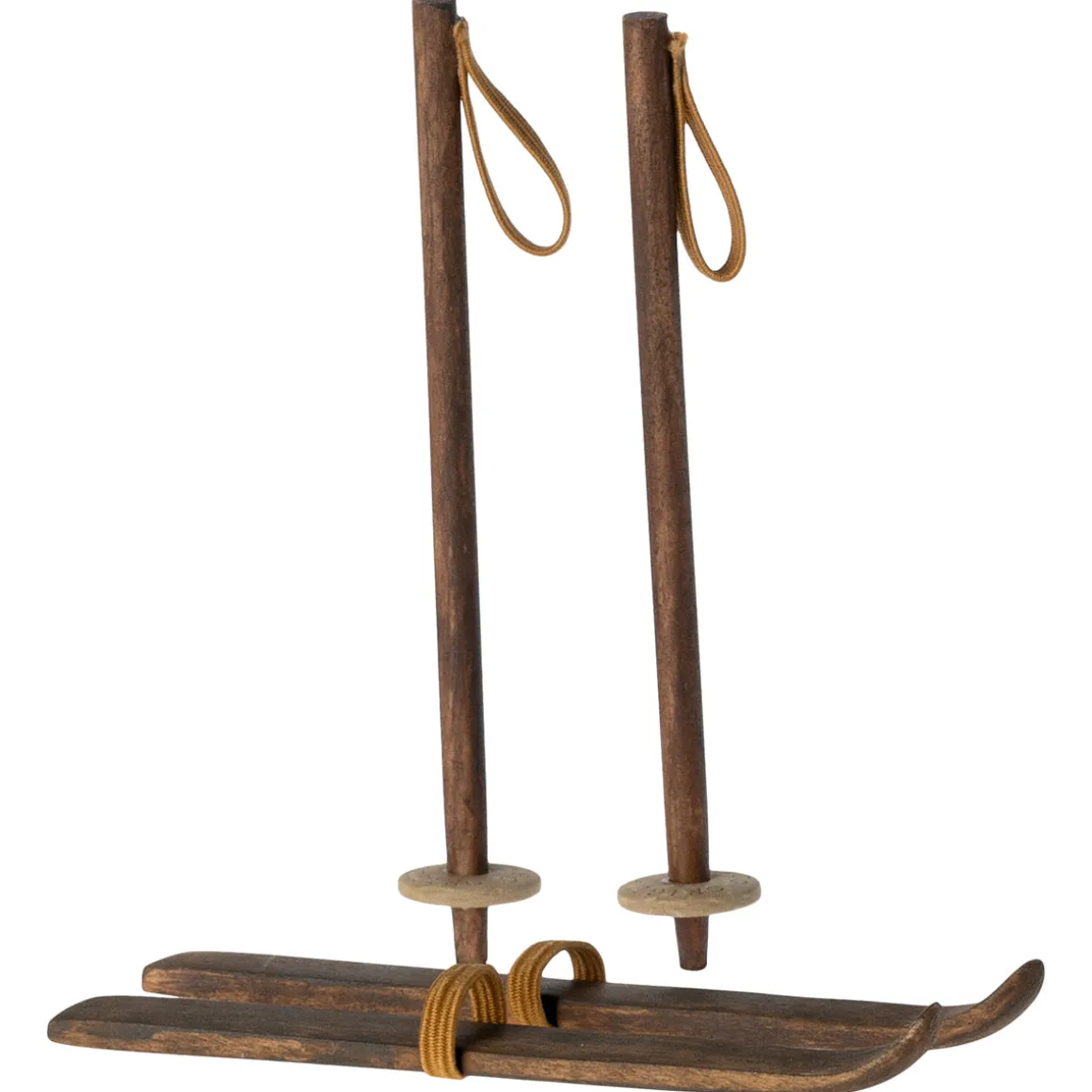 Big Sister and Big Brother Ski Poles by Maileg