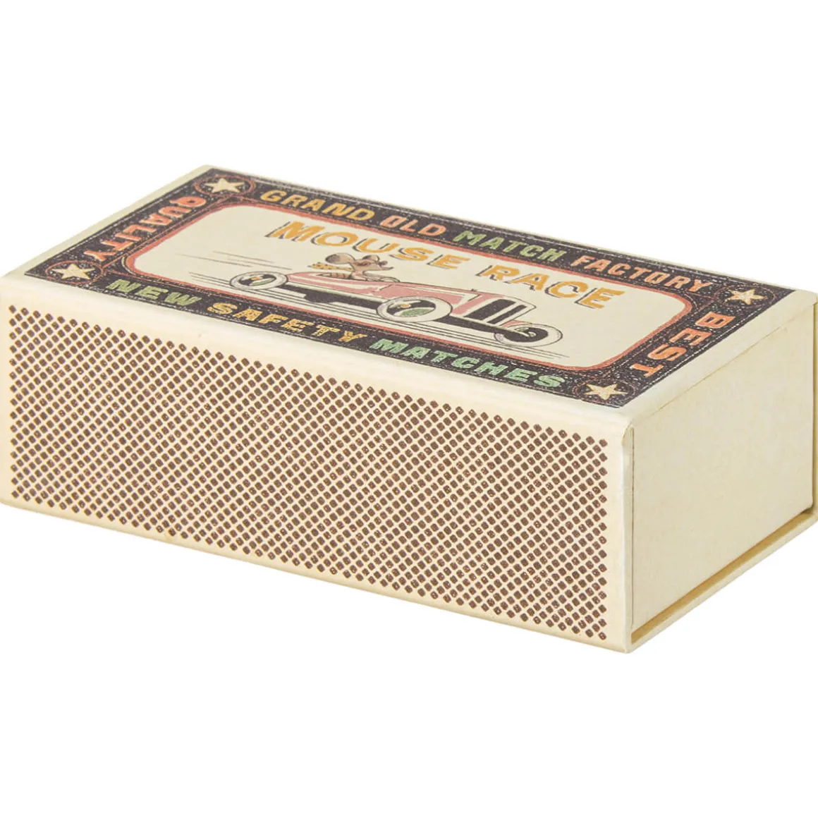 Big Sister Mouse in a Matchbox (Cream Nightdress) by Maileg
