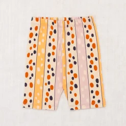 Bike Short in Frangipani Polka-Stripe by Misha & Puff