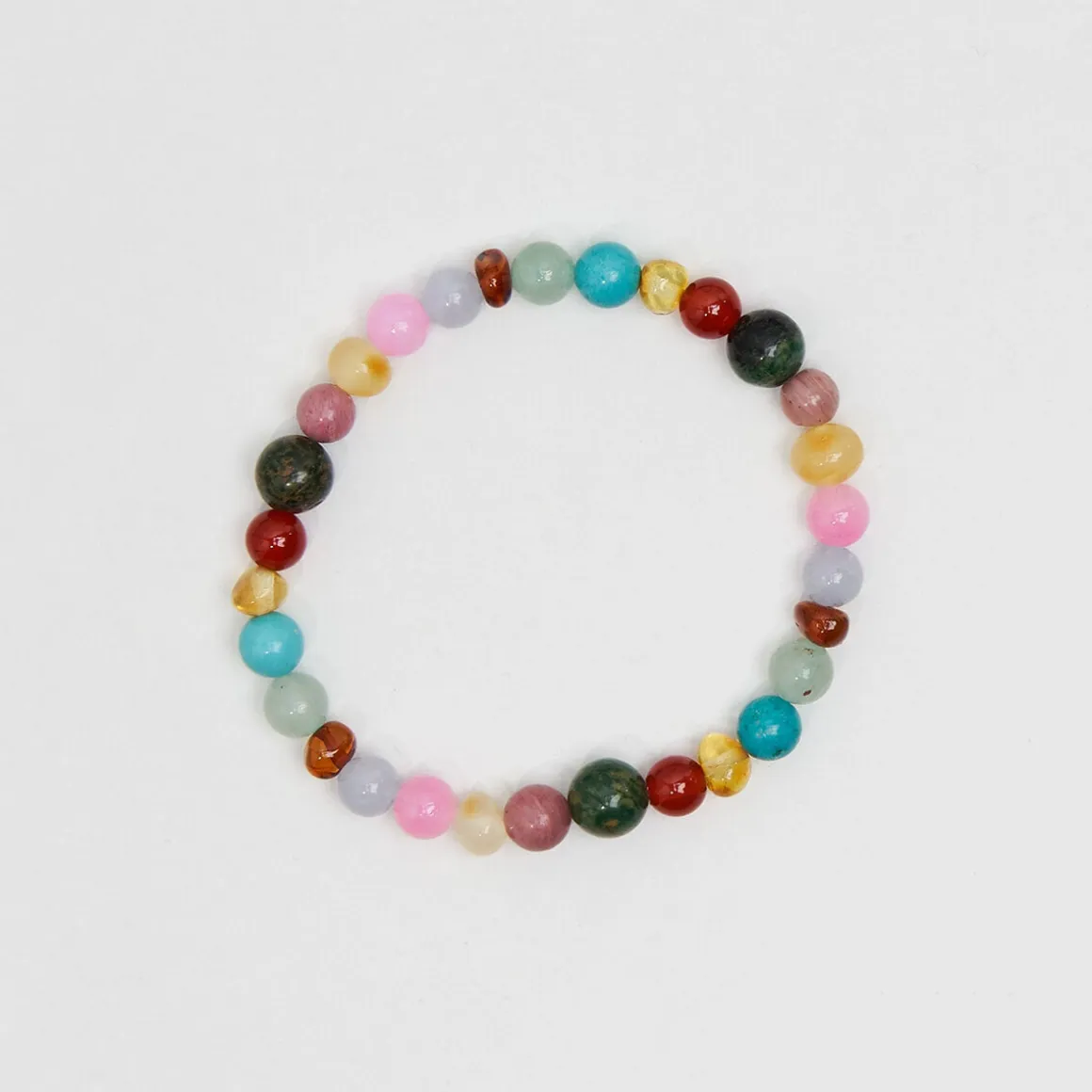 Billie Adult Bracelet in Rainbow Gemstones by Nirrimis