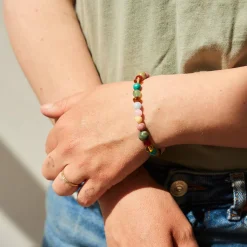 Billie Adult Bracelet in Rainbow Gemstones by Nirrimis